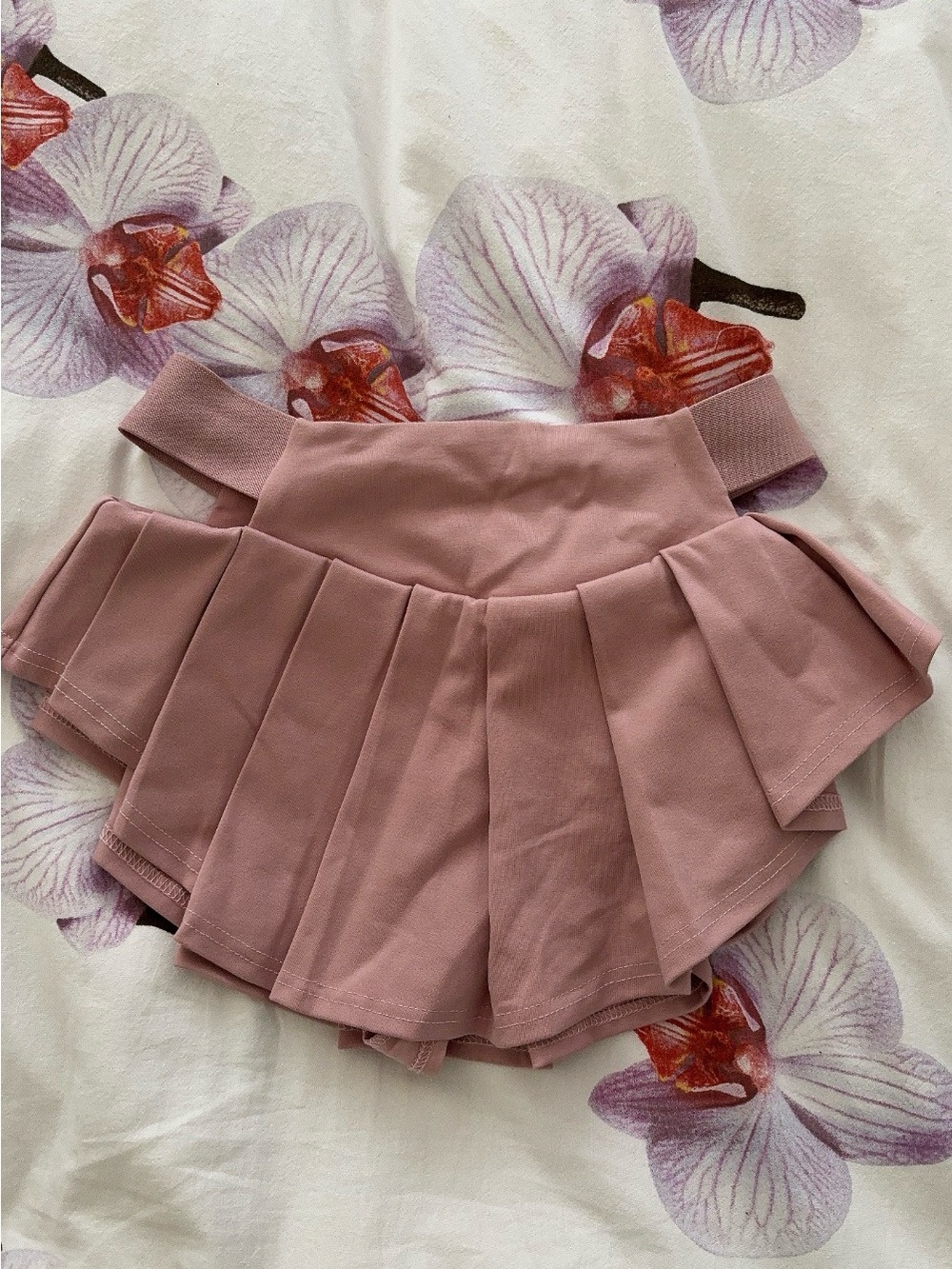 Pink Kalftine Rodeo mini skirt